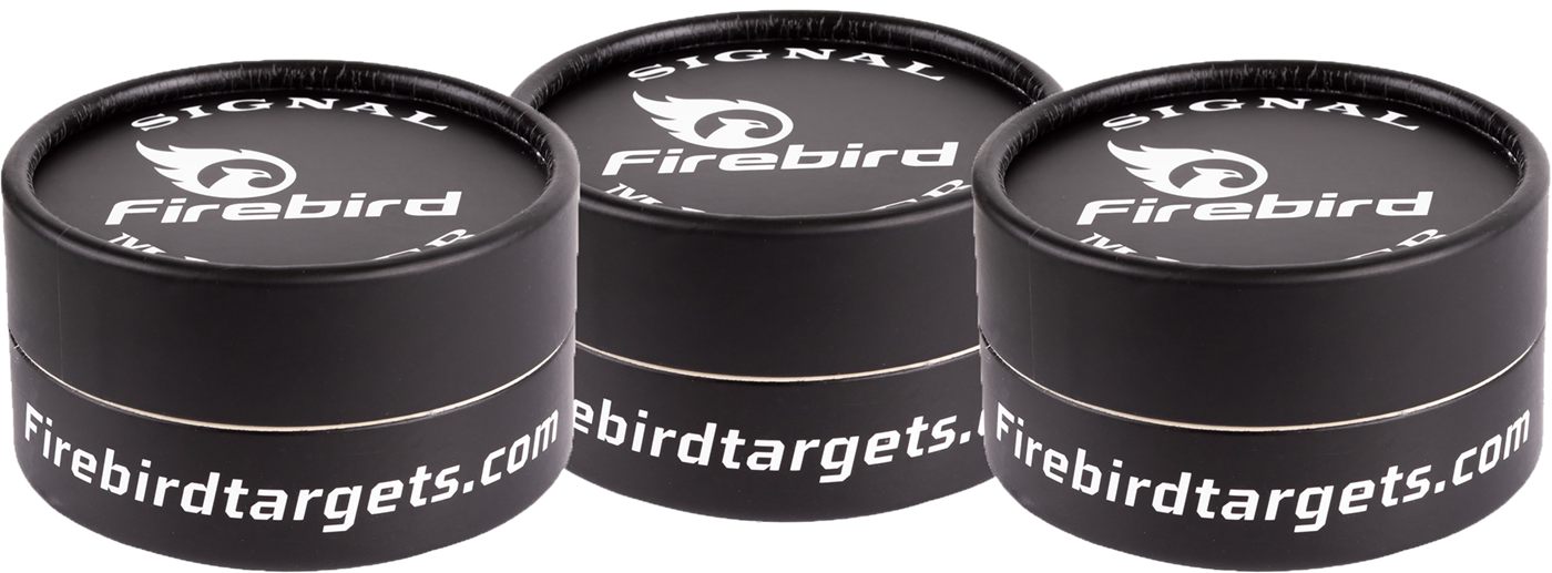 Firebird USA SMO Signal Marker Moving Trajectory/Static Orange Universal Firearm 65mm 3 Pack
