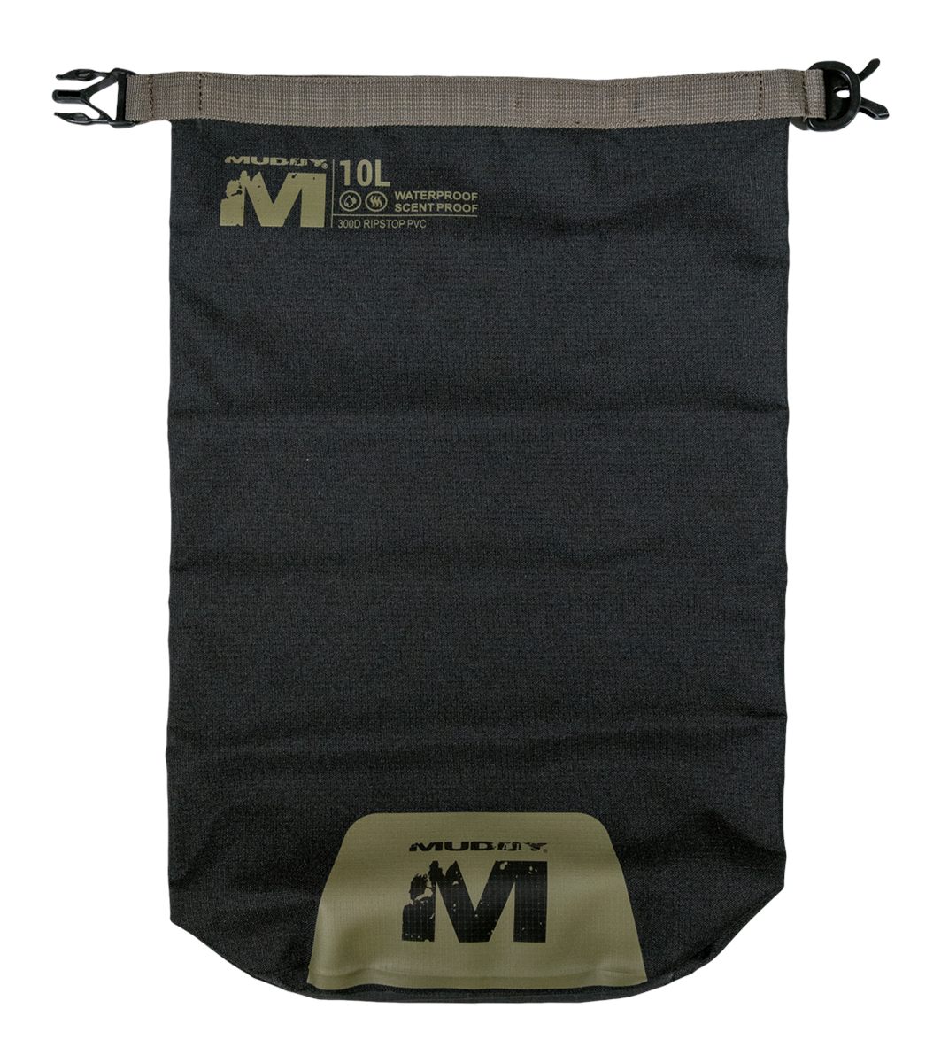 Gsm Outdoors Muddy Mud-wdb-10l-blk Wtrproof Dry Bag