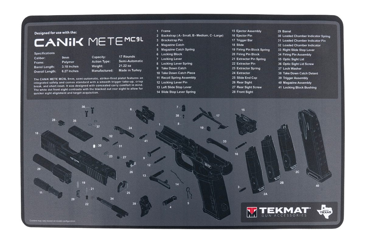 TekMat TEK-R17-CANIK-MC9L 17X11