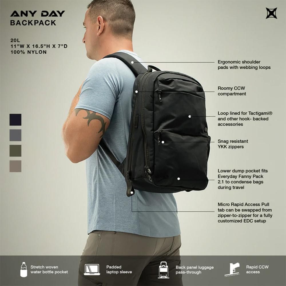 Fechheimer Vertx Any Day Backpack Outpost Tan view 2