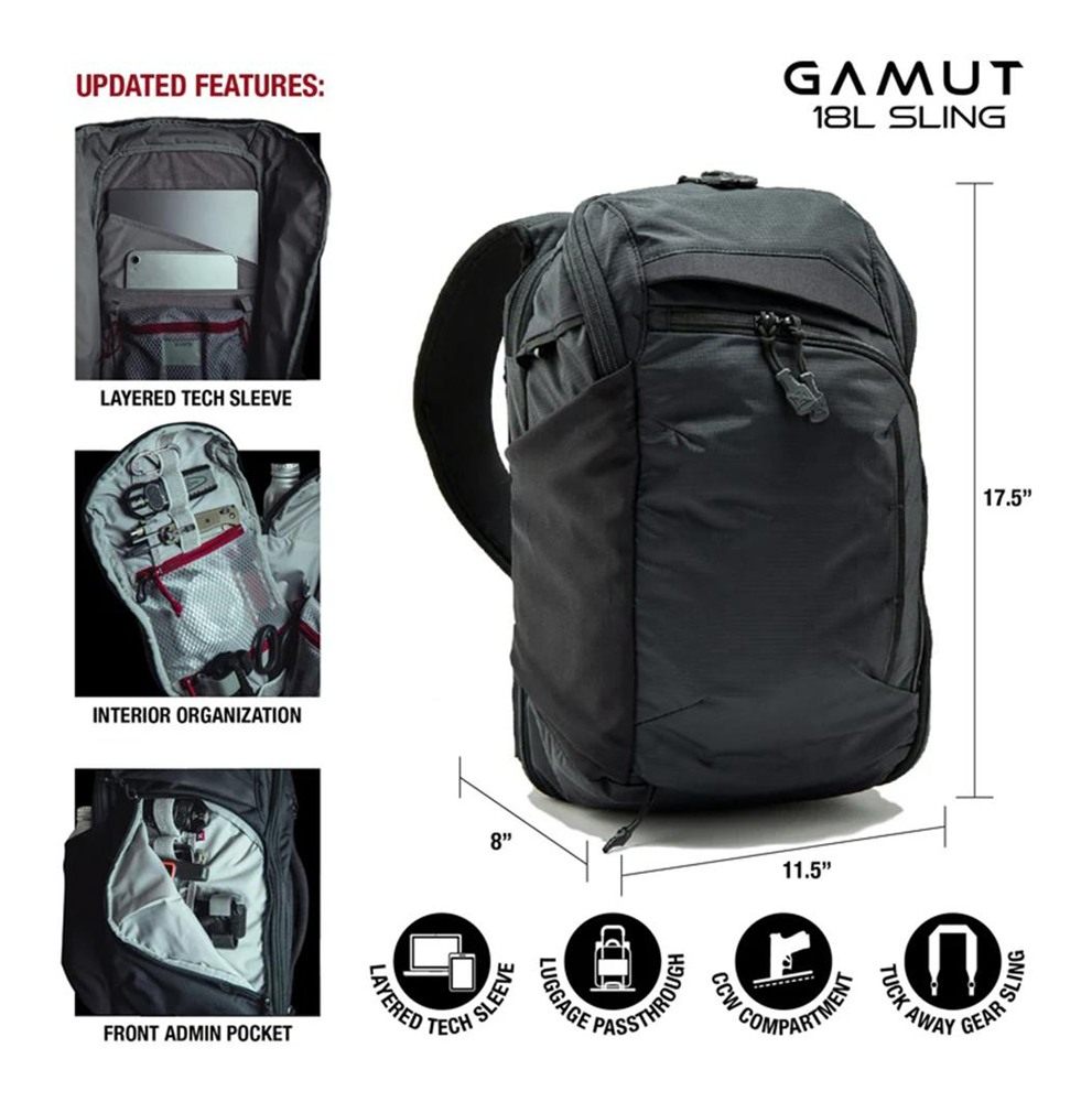 Fechheimer Vertx Gamut 18L Sling Bag Depth Charge Blue