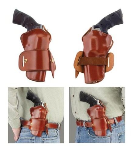 Galco International Wheelgunner Belt Holster S W N 29/629 4in Tan Ambidextr
