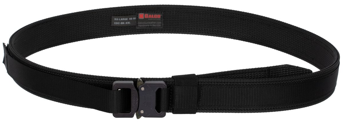 Galco International EDCBKXXL Everyday Carry Black Nylon 46in-50in 1.50in Wi