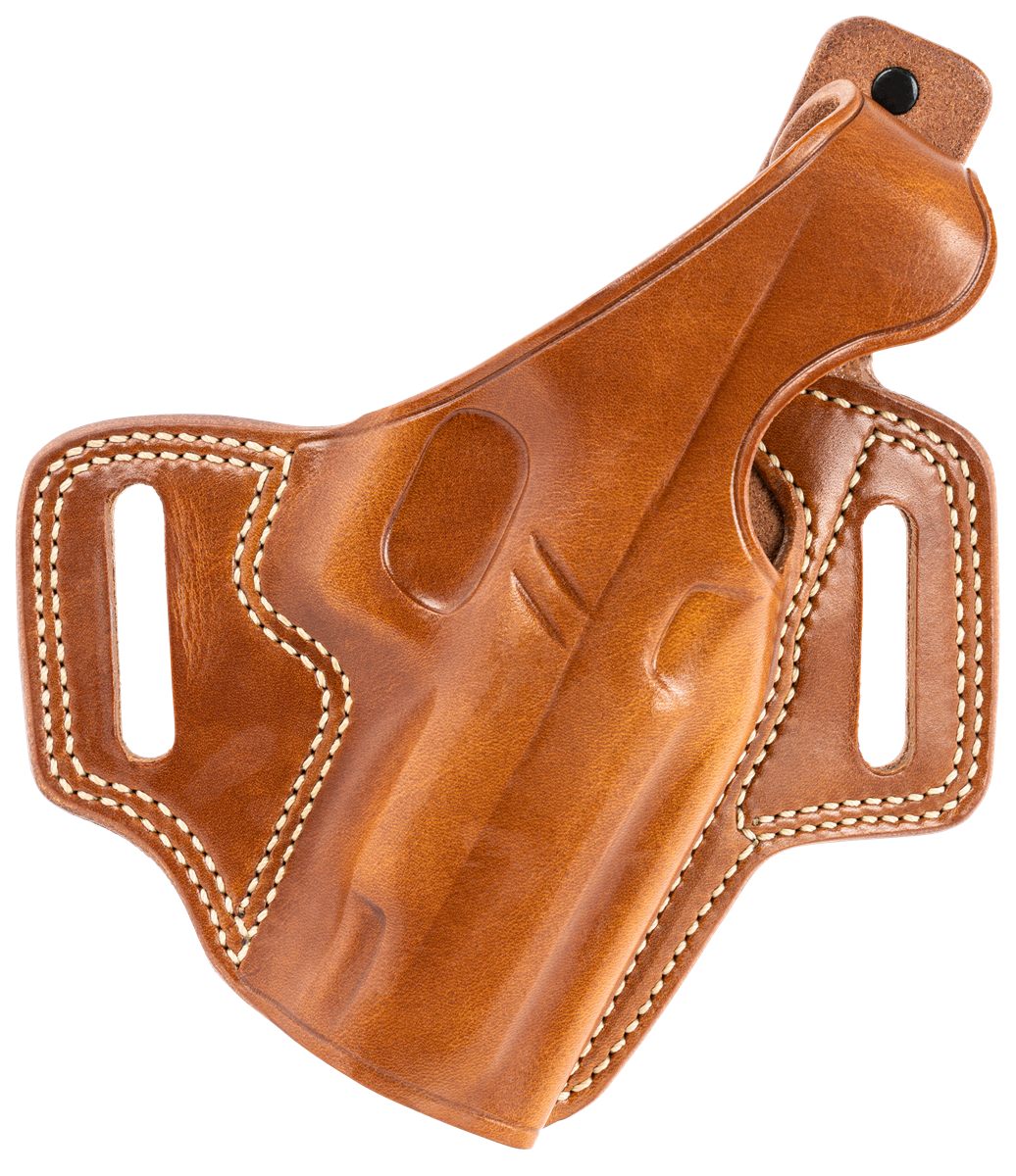 Galco International FL834 Fletch OWB Tan Leather Belt Slide Compatible w/ G