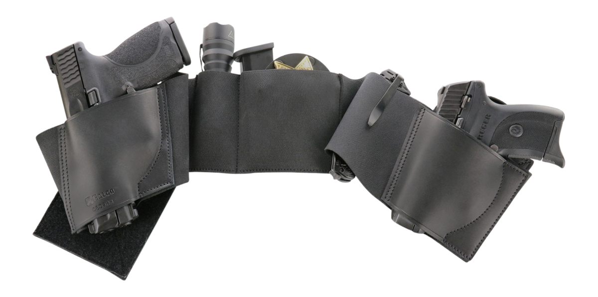Galco International UWBKLG2 UnderWraps 2.0 Black Large Leather/Nylon Handgu