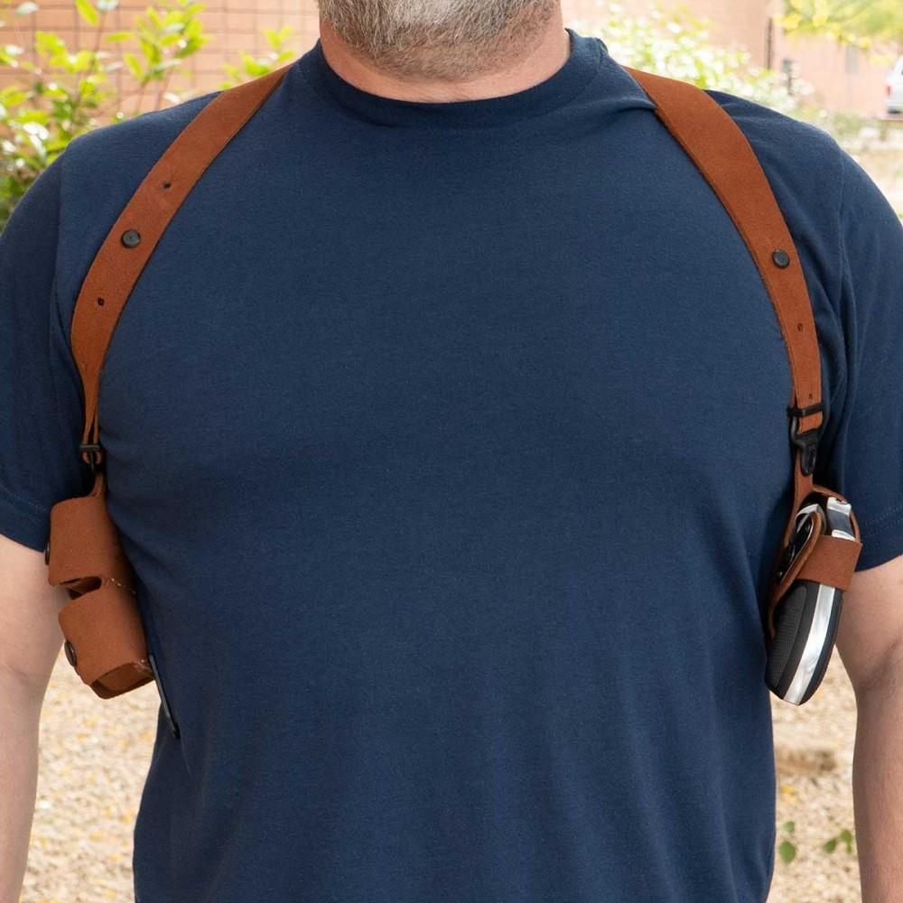 Galco International CL2224 Classic Lite 2.0 Shoulder System Fits Chest Up T view 4