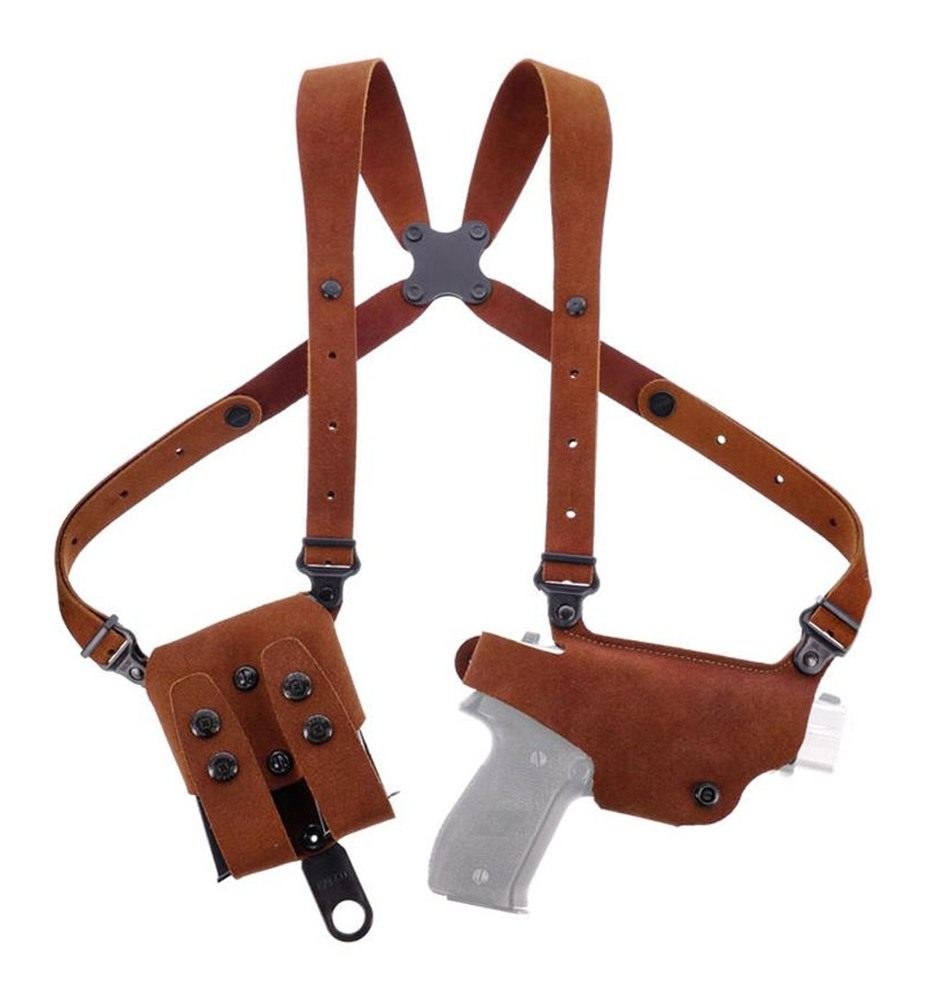 Galco International CL2224 Classic Lite 2.0 Shoulder System Fits Chest Up T view 5