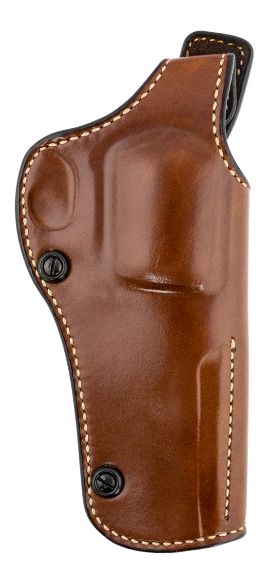 Galco PHX334 Phoenix  OWB Tan Leather Belt Slide Fits Ruger GP100 Fits S&W L Frame Right Hand