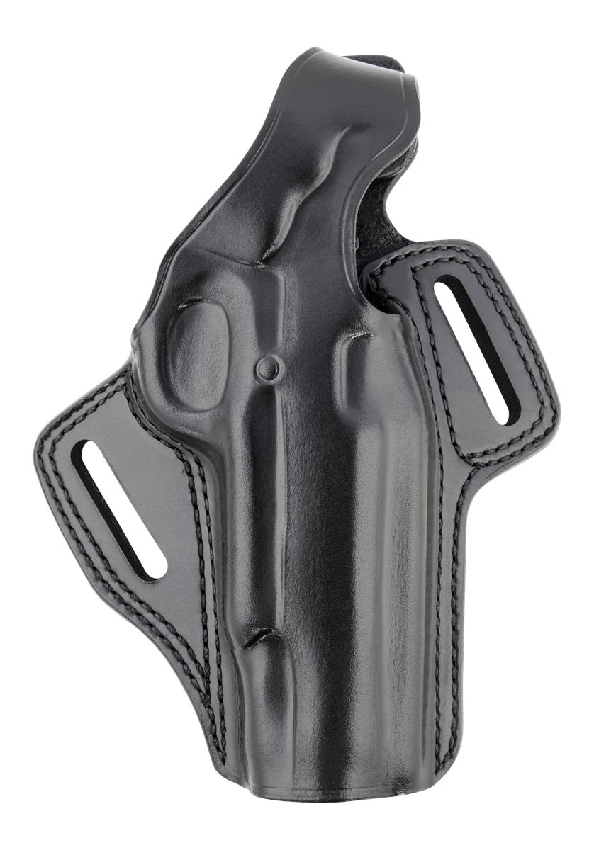 Galco International FL212RB Fletch OWB Black Leather Belt Slide Fits 1911 R