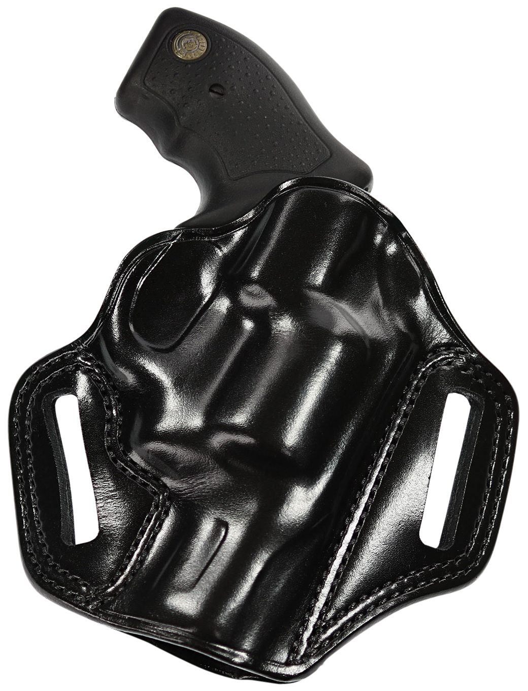 Galco International CM270B Combat Master OWB Black Leather Belt Slide Fits