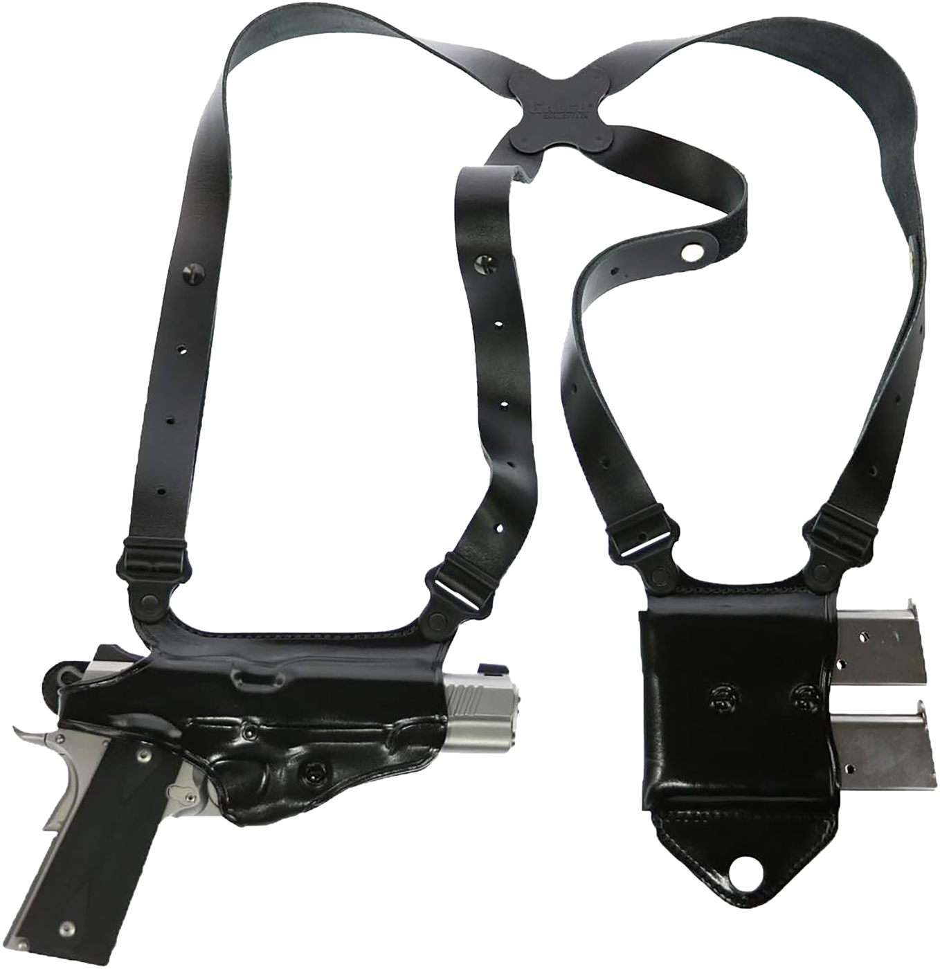 Galco International MCII870B Miami Classic II Shoulder System Black Full Gr