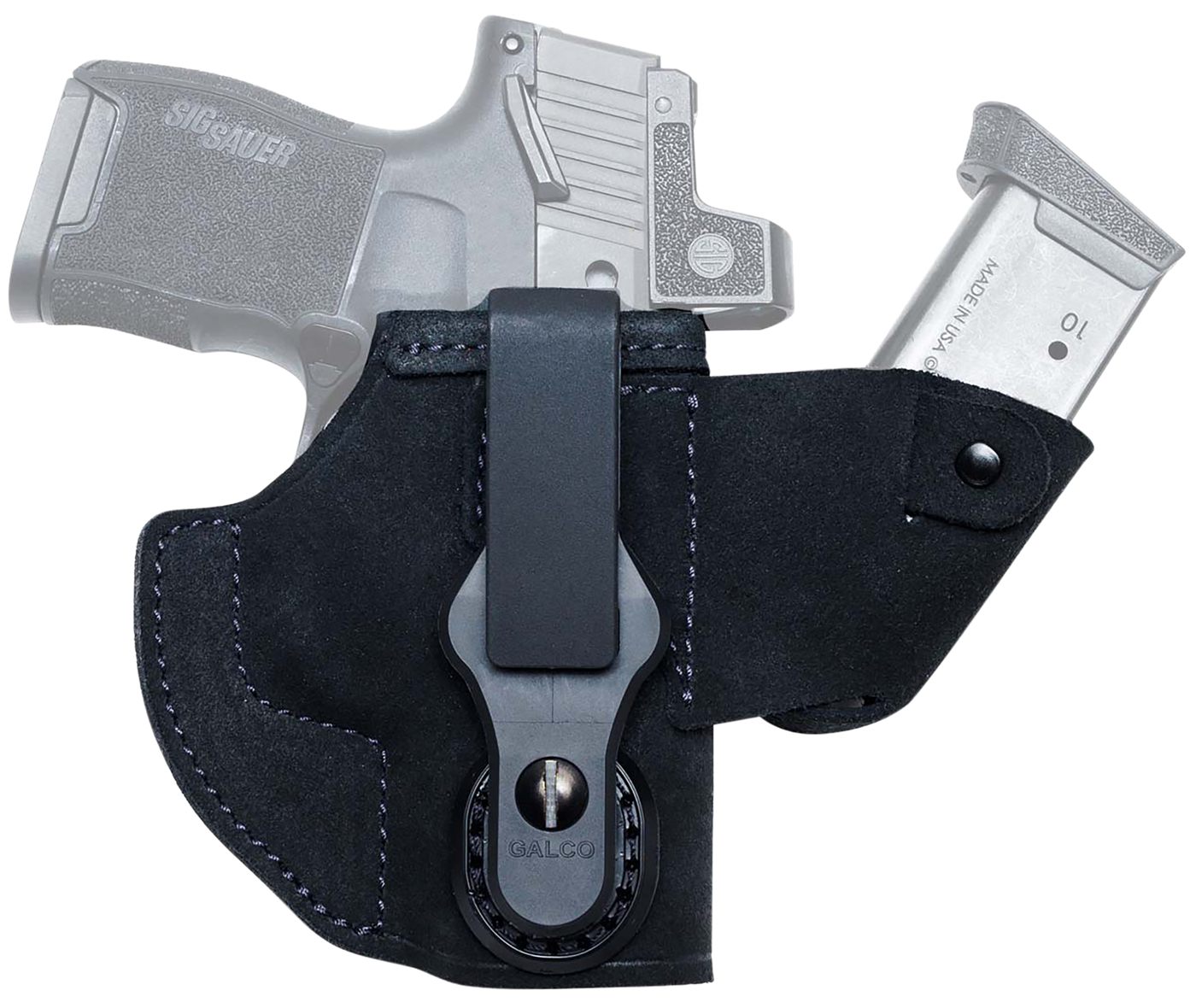 Galco International WK3838RB Walkabout 3.0 Strongside/Crossdraw IWB Black F