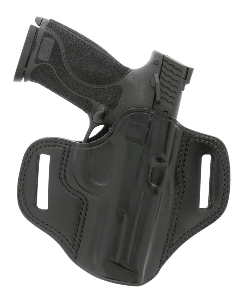 Galco International CM226B Combat Master OWB Black Leather Belt Slide Compa