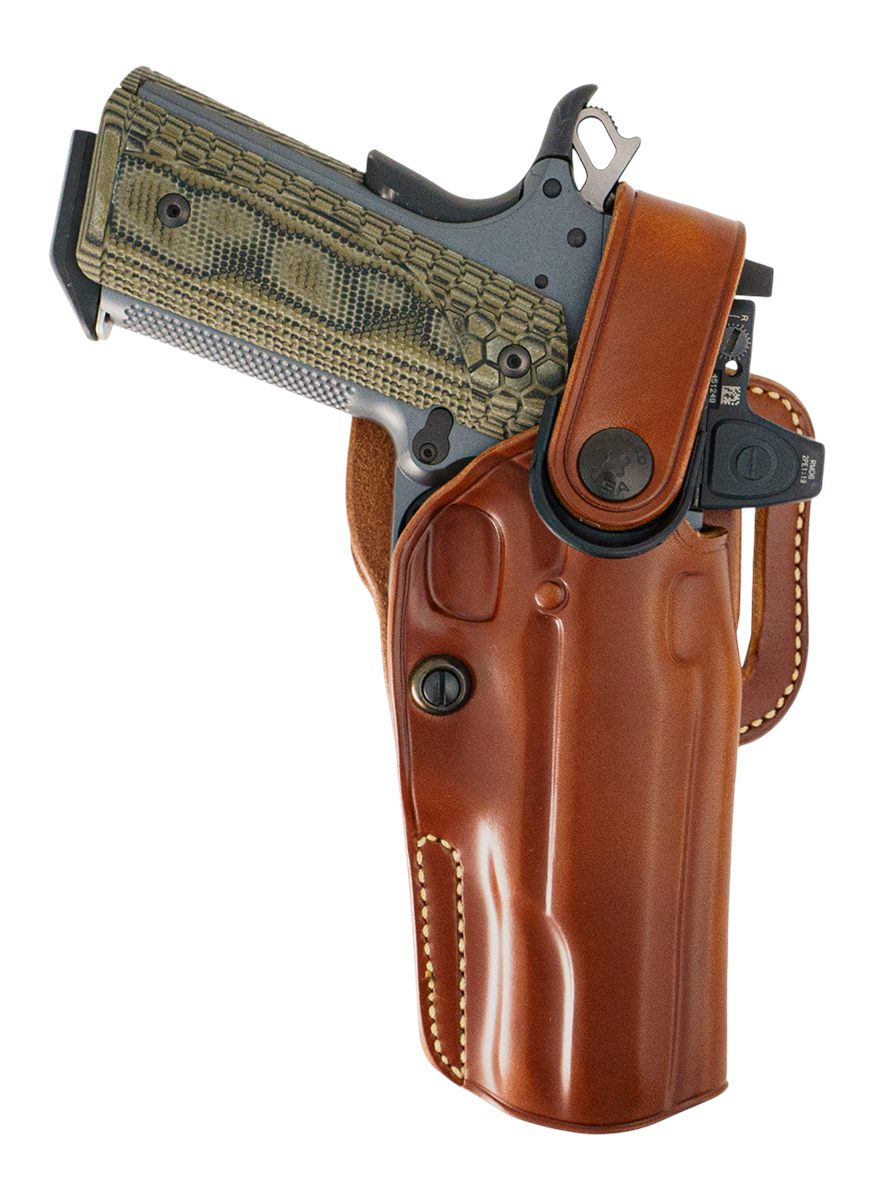Galco International APO224R Strongside/Crossdraw OWB Tan Steerhide Fits Glo