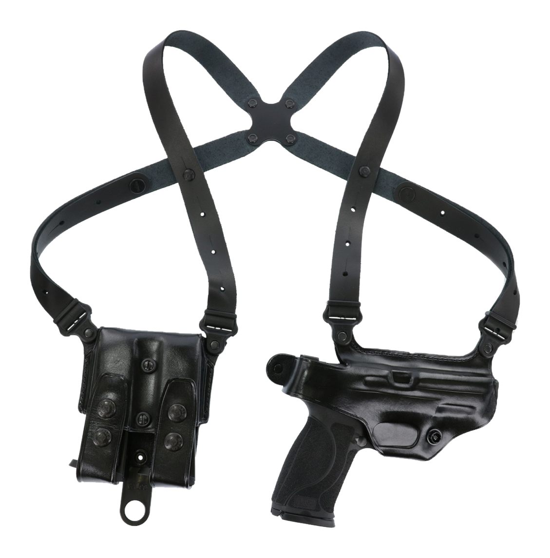 Galco International MC248B Miami Classic Shoulder System Size Fits Chest Up