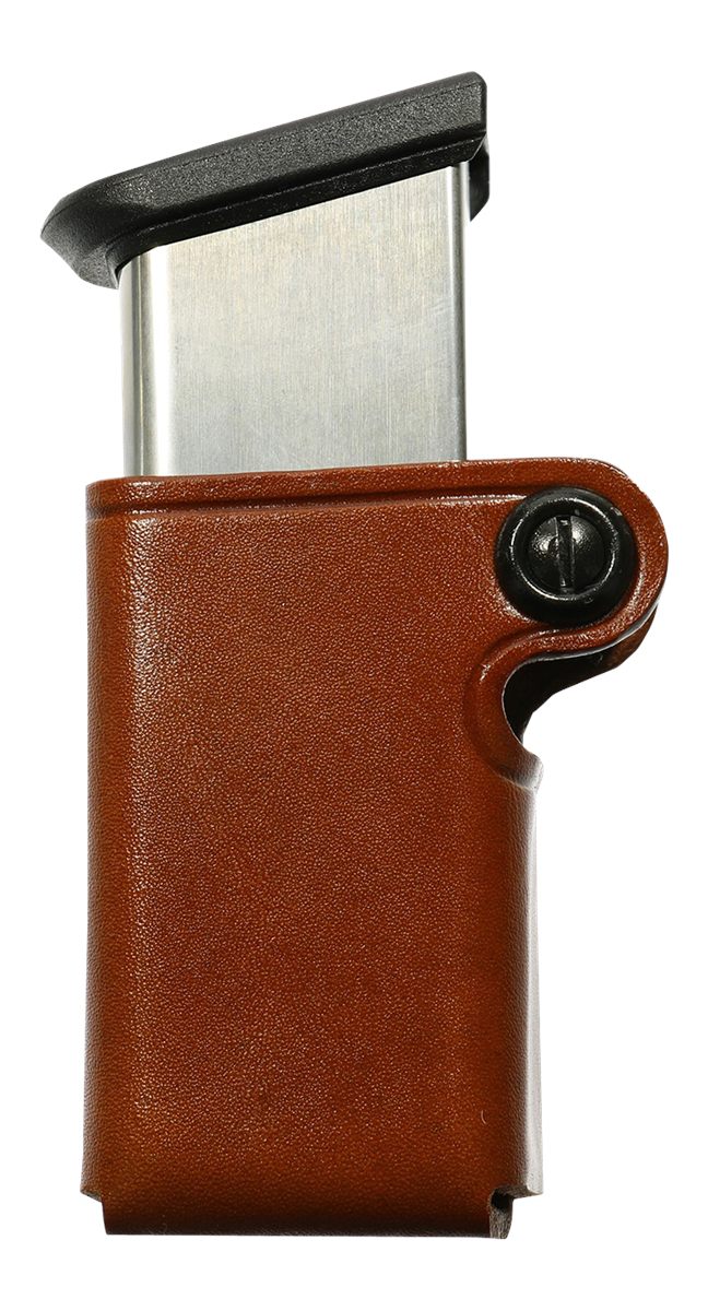Galco International SMC26 Mag Case Single Tan Leather Belt Loop Compatible