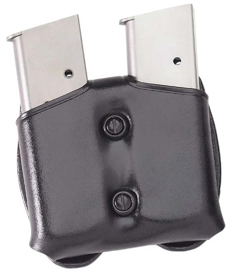 Galco International CDM26B Mag Carrier Double Black Leather Belt Loop 1.50