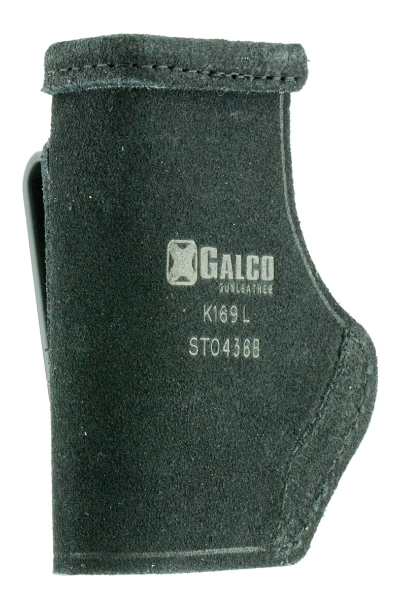 Galco International STO436B Stow-N-Go IWB Black Leather Belt Clip Fits Ruge