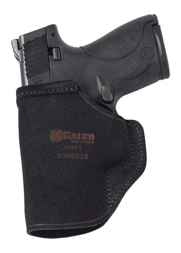Galco International STO444B Stow-N-Go IWB Black Leather Belt Clip Fits Spri view 3