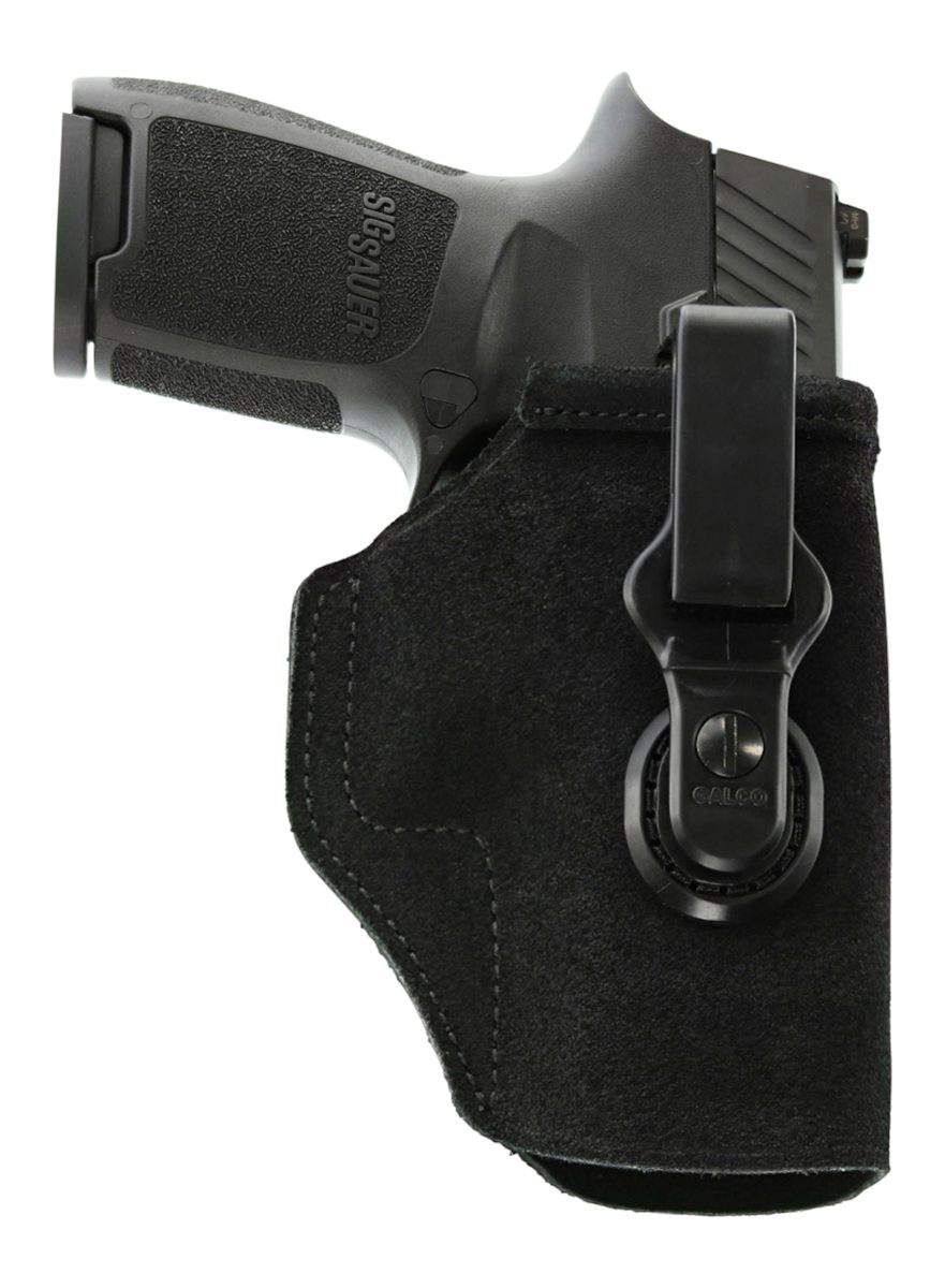 Galco International TUC652B Tuck-N-Go 2.0 IWB Black Leather UniClip Fits S