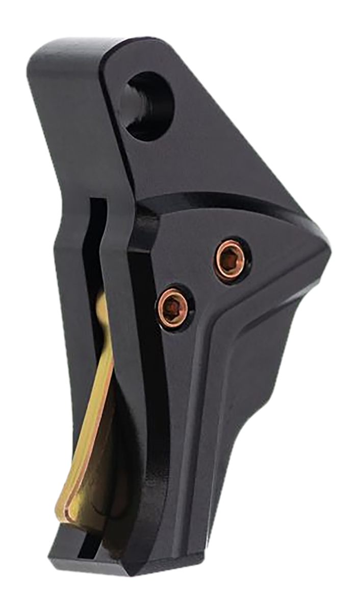 Tyrant CNC TDGTRIG5BLACKGOLD I.T.T.S Trigger/Shoe Black Glock Gen5