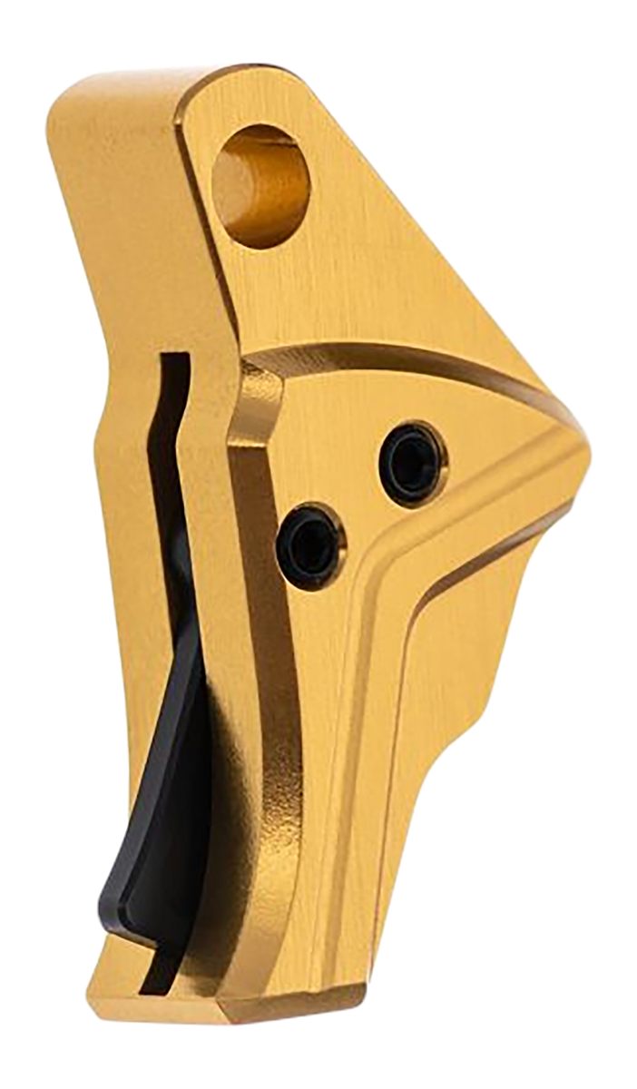 Tyrant CNC TDGTRIG5GOLDBLACK I.T.T.S Trigger/Shoe Gold Glock Gen5