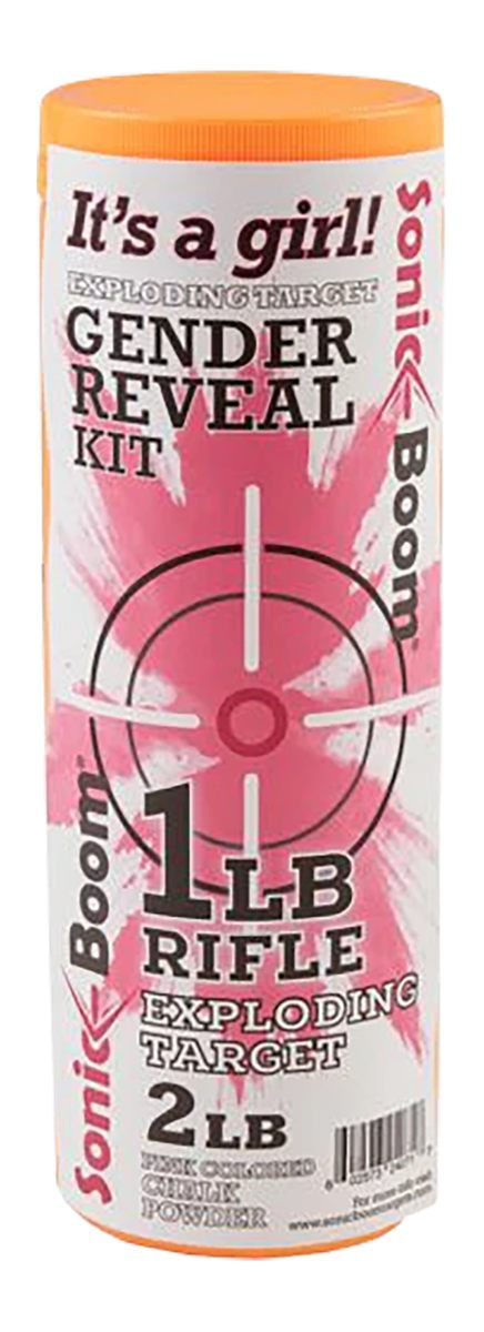 Jerent Sonic Boom/jerent SBTGRGIRL Gender Reveal Kit Rifle Firearm 1 lb Gir