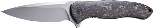 WE Knife Kitefin 3.24in Carbon Fiber/Polished Bead Blast