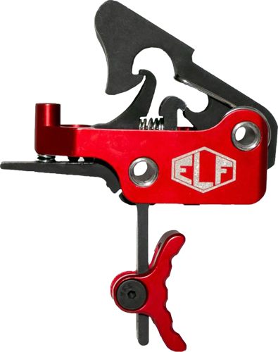 Elftmann Tactical Trigger Apex AR-15 Curved ADJ 2.75-7LBS RED