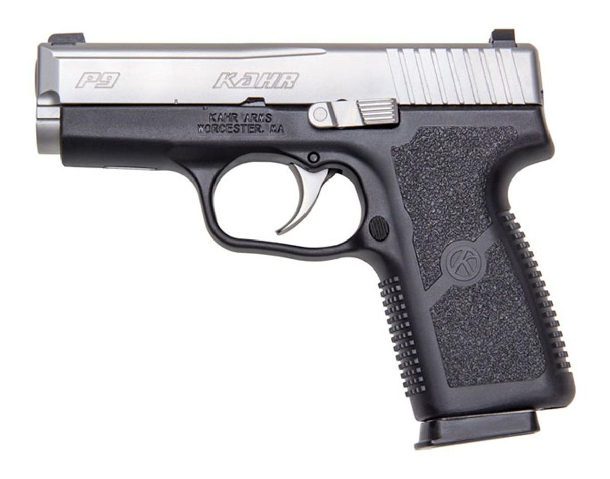 Kahr Arms P9 Handgun 9mm Luger 7rd(2) 8rd(1) Magazines 3.6in Barrel Stainle view 2