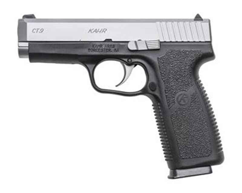 Kahr Arms CT9093N 9mm Luger 8+1 4in Barrel, Black Polymer Serrated Matte St view 2