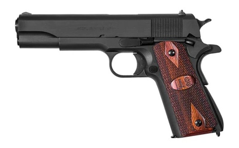 Kahr Arms Auto-Ordnance 1911BKOW 1911 A1 GI Spec 45 ACP 7+1, 5in Stainless view 2