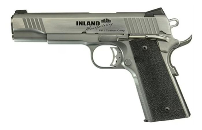 Inland Manufacturing 1911 Custom Carry 45ACP 5 ALL SS Novak 7R