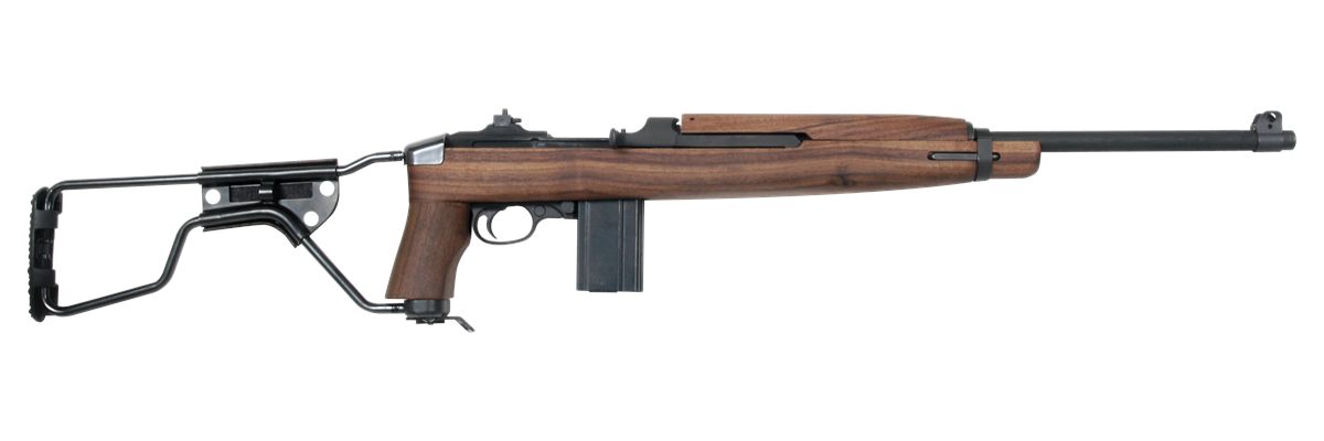 Auto Ordnance AOM150 M1 Carbine Paratrooper 30 18in Barrel 15+1, Black Park
