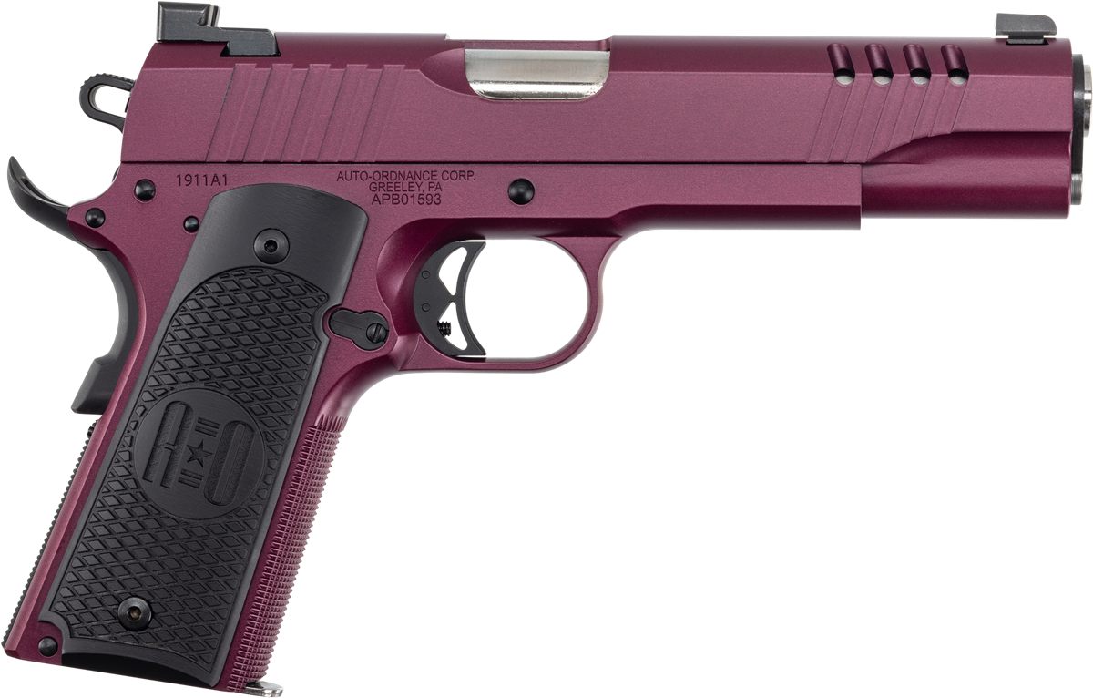 Auto Ordnance 1911TCAC9 1911 45 ACP 7+1 5in Stainless Steel Barrel, Serrate view 2