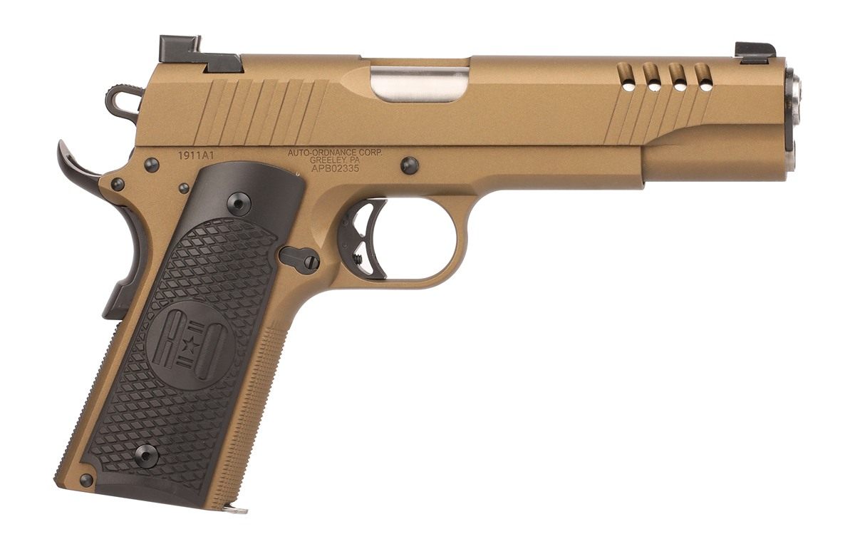 Auto Ordnance Thompson 1911TCAC10 1911 45 ACP 7+1 5in Stainless Steel Barre