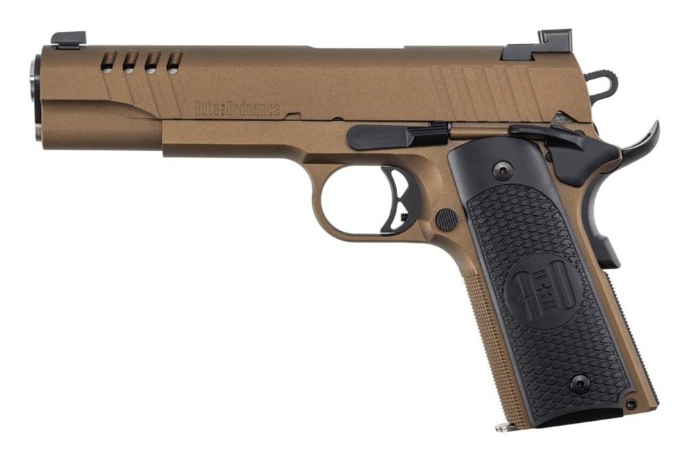 Auto Ordnance Thompson 1911TCAC10 1911 45 ACP 7+1 5in Stainless Steel Barre view 2