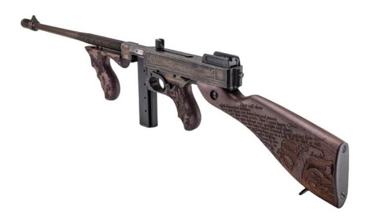 Thompson 1927A1 Bonnie Clyde Carbine .45 Auto 20rd Stick 50rd Drum Magazine view 3