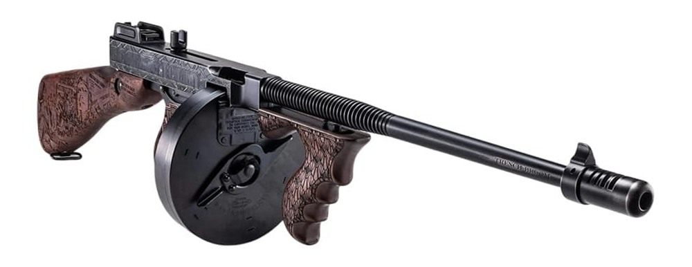 Thompson 1927A1 Roaring 20's Carbine .45 Auto 20rd Stick 50rd Drum Magazine view 2