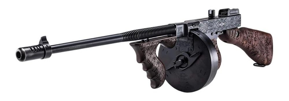 Thompson 1927A1 Roaring 20's Carbine .45 Auto 20rd Stick 50rd Drum Magazine view 3
