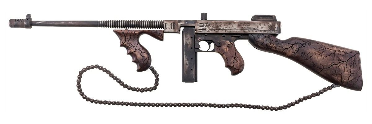 Kahr Arms Thompson T150DC8 1927A-1 Wastelander .45 Cal 50+1 18in Finned Bar view 2