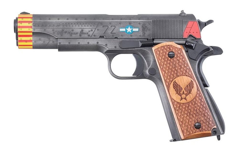 Kahr Arms|Auto Ordnance Auto-Ordnance 1911BKOC18 1911 Red Tails Full Size 4 view 3