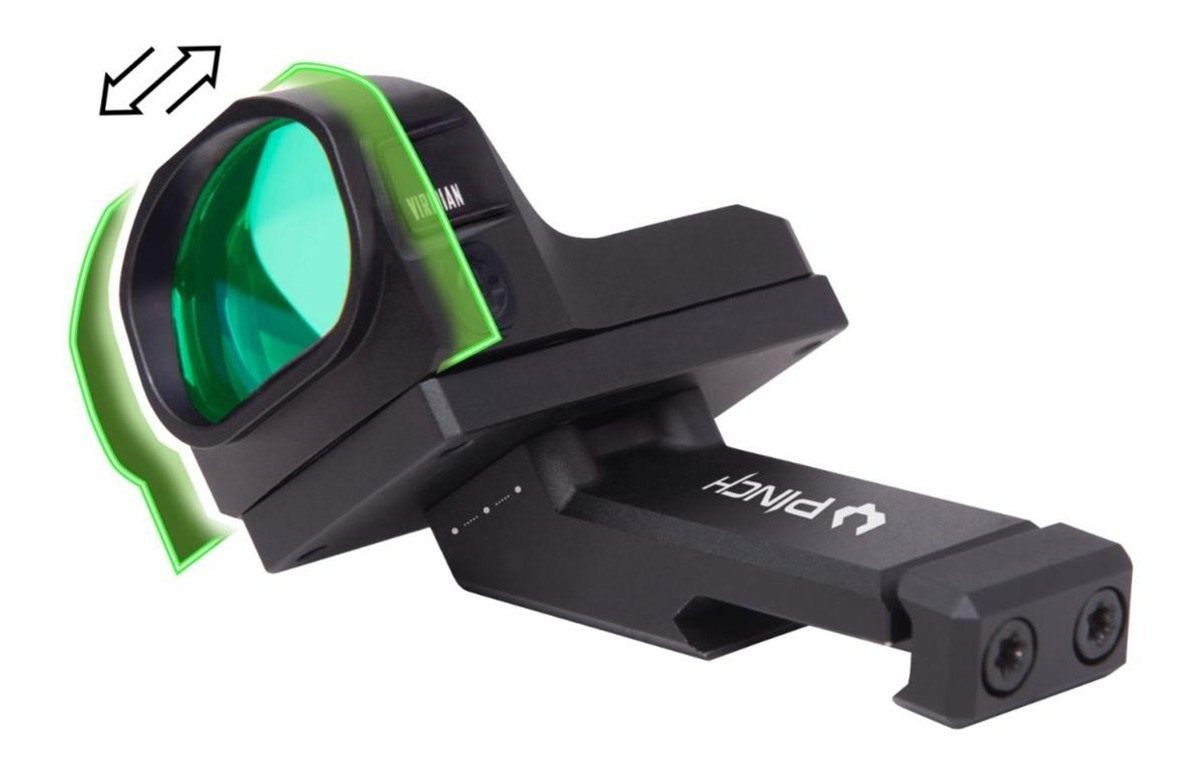 Viridian Green Lasers 9820035 Pinch Adjustable 35 Degree Offset Mount with view 4