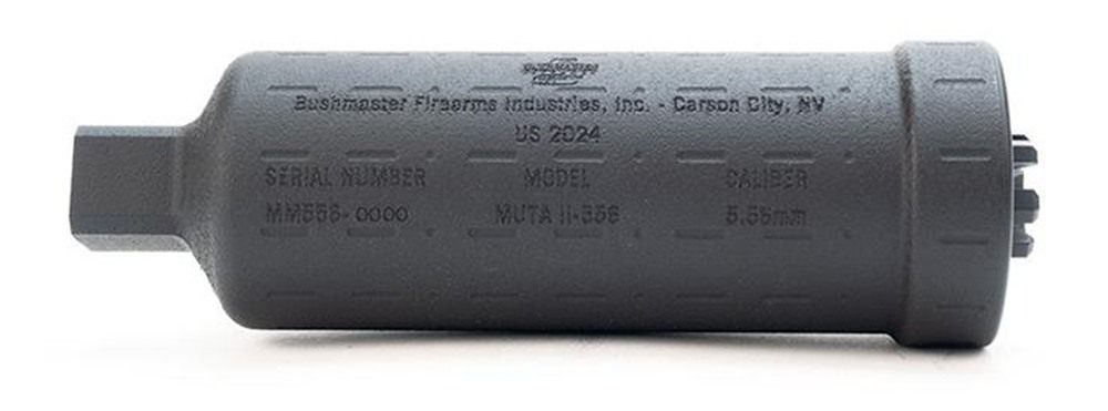 Bushmaster Firearms Muta II BM556 Suppressor 5.56/.223 1/2x28 Black view 3