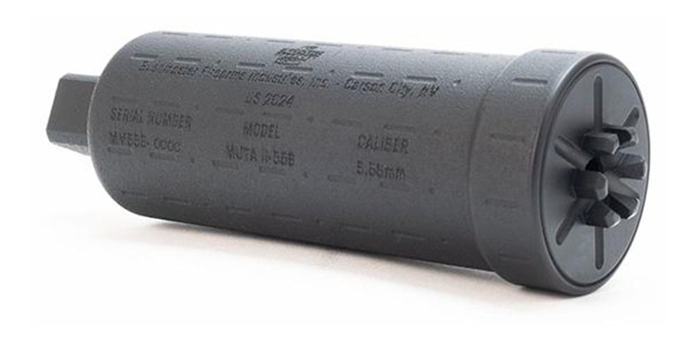 Bushmaster Firearms Muta II BM556 Suppressor 5.56/.223 1/2x28 Black view 4