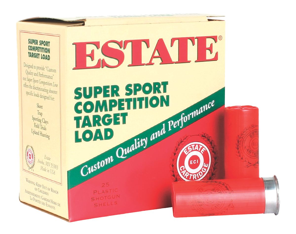 Estate Cartridge SS12L8 Super Sport Competition Target 12 Gauge 2.75in 1 1/