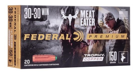 Federal Cartridge Premium Trophy Copper Rifle Ammunition .30 Win 150 gr TC