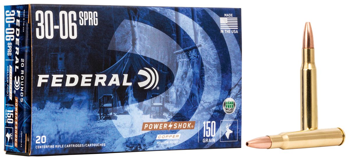 Federal 24385LFA Power-Shok 243 Win 85gr Copper Hollow Point 20 Per Box/10