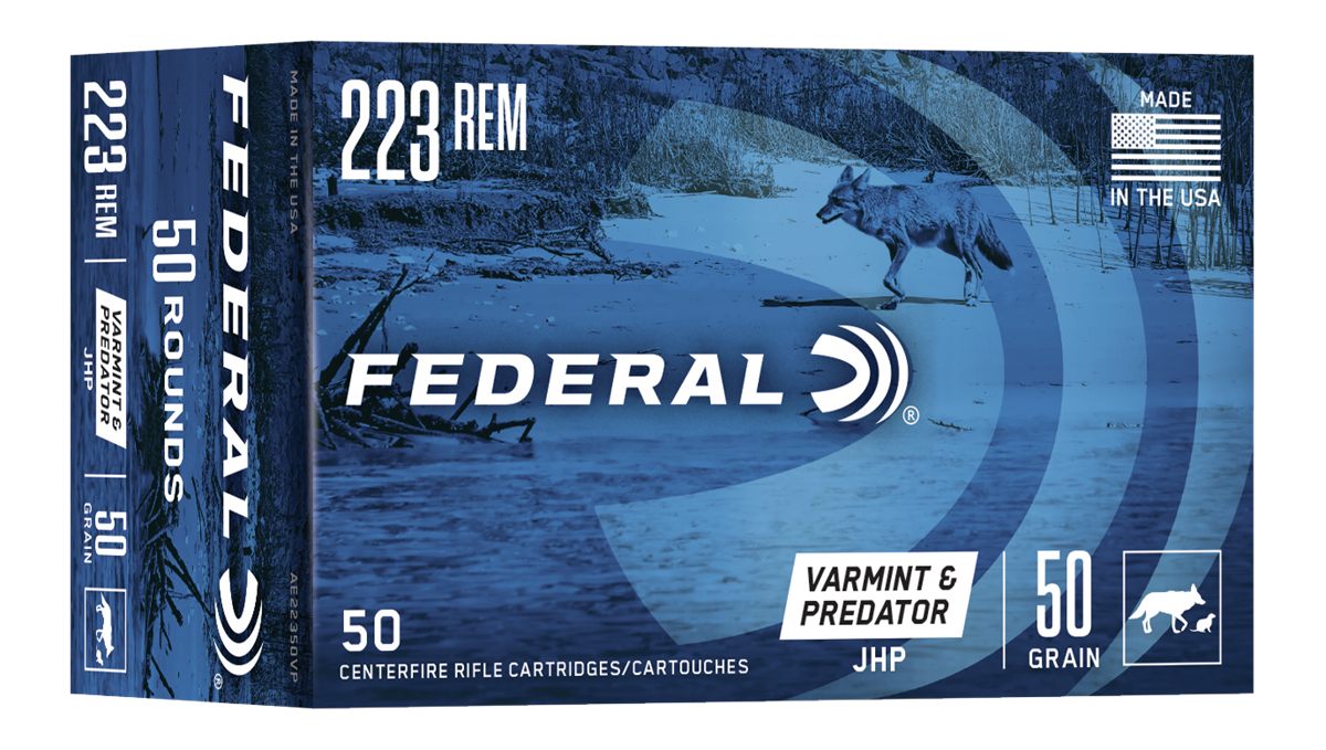 Federal AE22350VP American Eagle Varmint Predator 223 Rem 50gr Jacketed Hol