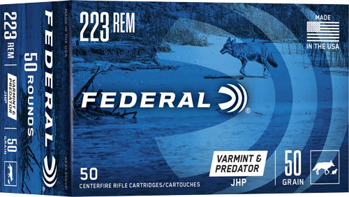 Federal AE22350VP American Eagle Varmint Predator 223 Rem 50gr Jacketed Hol view 3